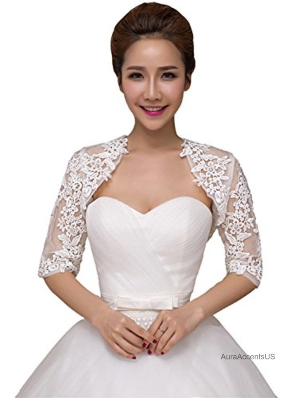 Lace Bridal Bolero Jacket Shawl Wrap for Wedding Party Formal Cape